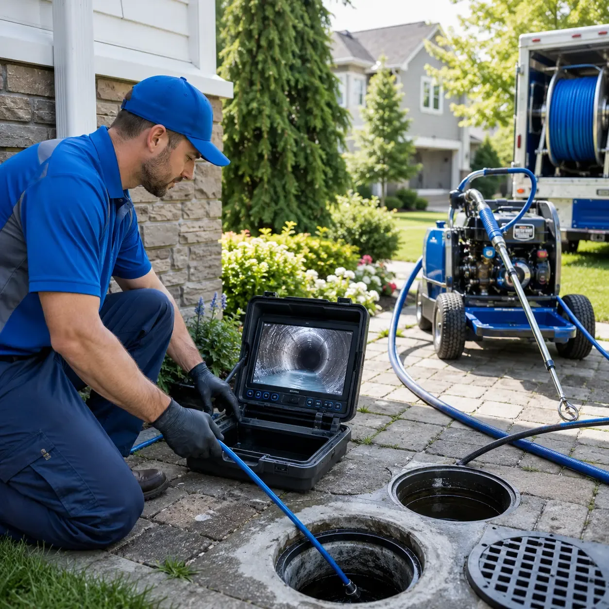 Outdoor drain cleaning professionals serving Glencoe, IL